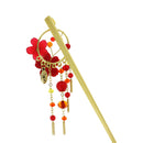 Cherry blossom single hairpin