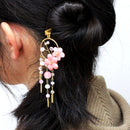 Cherry blossom single hairpin