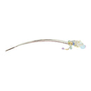Two-pronged mountain lily hairpin