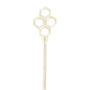 ichirin Kanzashi [Geometry] -silver-honeycomb