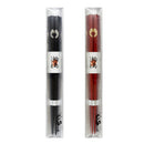 Wajima lacquer chopsticks with camellia branch design 