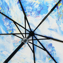 Japanese Pattern Textile Three-Folding Umbrella - One Hundred Impressions / Rain Then Sunshine 