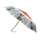 Japanese-style textile three-fold umbrella - AWESOME JAPAN/GEISYA 