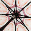 Japanese Textile Tri-Fold Umbrella, Four-Color Daifuku - Azuki Beans
