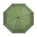 Japanese Pattern Textile Tri-Fold Umbrella with Shimenawa - Dark Green 
