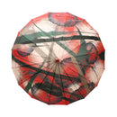 Japanese-style natural bamboo 16-rib long umbrella - SUMI / Umeyashiki 