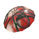 Japanese-style natural bamboo 16-rib long umbrella - SUMI / Umeyashiki 