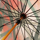 Japanese-style natural bamboo 16-rib long umbrella - SUMI / Umeyashiki 