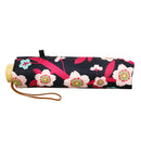 Japanese Pattern Textile Three-Folding Umbrella - Yoi Sakura (Evening Cherry Blossoms) 