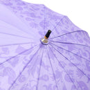 Japanese Pattern Textile "Kiwami 16-Ponbone Long Umbrella - Karakasa Kozou / Fujimurasaki" 