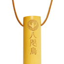和柄テキスタイル 極 16本長傘-八咫烏／白翼
