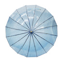 Kiwami 16-rib transparent umbrella - blue (Kiwami 16-rib vinyl umbrella - blue) 