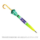 和柄テキスタイル 天然竹16本骨透明傘-蜘蛛巣切子