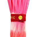 Japanese-style natural bamboo 16-rib transparent umbrella with chrysanthemum cut glass base (Japanese-style natural bamboo 16-rib transparent vinyl umbrella with chrysanthemum cut glass base)