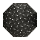 Japanese Pattern Textile Three-Folding Shade Parasol - Fan/Moonlit Night 