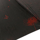 Japanese Pattern Textile Natural Bamboo Shade Parasol - Red Spider Lily