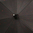 Japanese Pattern Textile Natural Bamboo Shade Parasol - Red Spider Lily