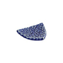 Lace Kyoto-yaki/Kiyomizu-yaki chopstick rest - navy blue 
