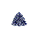 Lace Kyoto-yaki/Kiyomizu-yaki chopstick rest - navy blue 