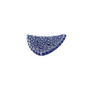Lace Kyoto-yaki/Kiyomizu-yaki chopstick rest - navy blue 