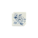 Tile-shaped Kyoto ware/Kiyomizu ware chopstick rest - Peony 