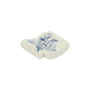 Tile-shaped Kyoto ware/Kiyomizu ware chopstick rest - Peony 