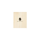 Chopstick rest in decorative paulownia wood box for one pair - thin type