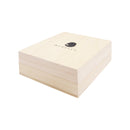 Chopstick rest in decorative paulownia wood box for one pair - thin type