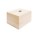 Decorative paulownia wood box for one chopstick rest - thick type