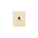 Decorative paulownia wood box for one chopstick rest - thick type
