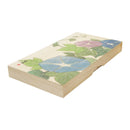 Decorative paulownia wood box for assorted chopsticks and chopstick rests - Morning glory