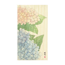 Decorative paulownia wood box for assorted chopsticks and chopstick rests - Hydrangea