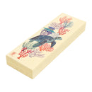 Decorative paulownia wood box, medium size - Sea turtle 