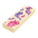 Decorative paulownia wood box, medium size - Jellyfish watercolor 