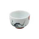 Hasami ware hand-painted sake cup - crane 