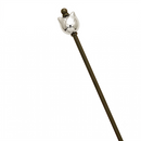 猫型陶器玉かんざし