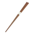 [Mansaku Select] Kyoto Saga Square Chopsticks for Couple - Lacquered Lacquer and Smoked Bamboo 