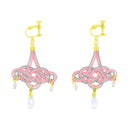 Traditional Mizuhiki Earrings - Chandelier 