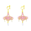 Traditional Mizuhiki Earrings - Chandelier 