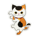 猫まっしぐら特製ステッカー　踊り猫
