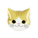猫まっしぐら特製 大陸焼磁器猫型豆皿　黒猫/ハチワレ猫/白猫/サバトラ猫/三毛猫/眠り白猫/茶トラ猫