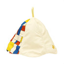 HG Japanese Pattern Textile Tulip-Shaped Sauna Hat (Wagara Textile Tulip-Shaped Sauna Hat) 