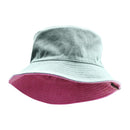 Bucket-shaped sauna hat
