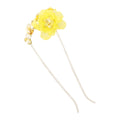 Frost Rose Two-pronged Hairpin