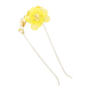 Frost Rose Two-pronged Hairpin