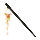 A single hairpin with a circular flower drop