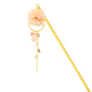 White dew small chrysanthemum hairpin (Shiratsuyu Kogiku Ippon Kanzashi)