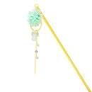 White dew small chrysanthemum hairpin (Shiratsuyu Kogiku Ippon Kanzashi)