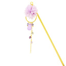 White dew small chrysanthemum hairpin (Shiratsuyu Kogiku Ippon Kanzashi)
