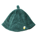 Pile embroidered sauna hat
